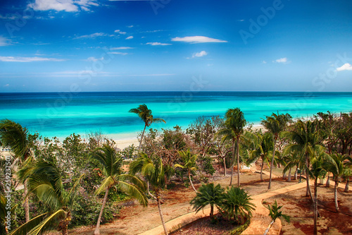 Photography Varadero beach with tyrquis sea and ocean