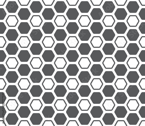 Honeycomb Pattern Hexagonal	Tillable grid mesh geometric repeatable technology hi-tech