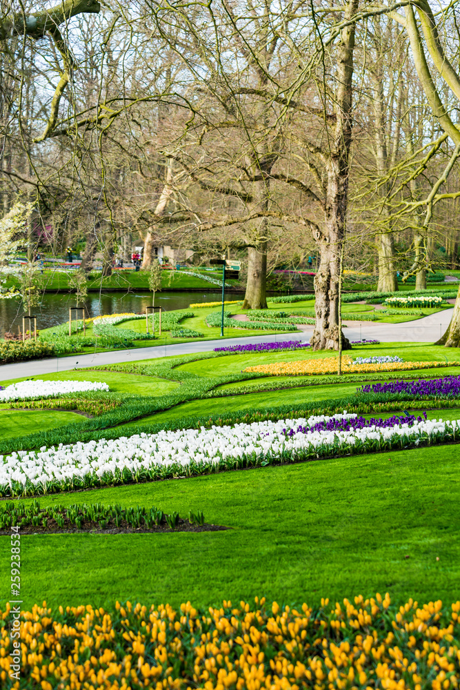 Keukenhof park in Netherlands