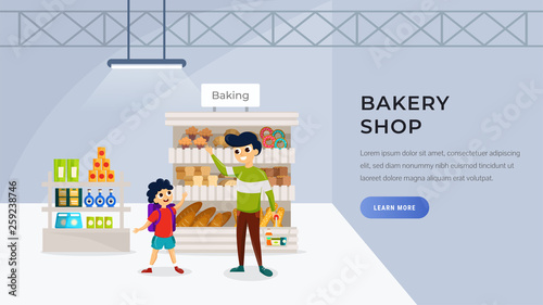 Supermarket landing page