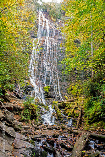 Mingo Falls in Cherokee, on the Qualla Reservation. photo