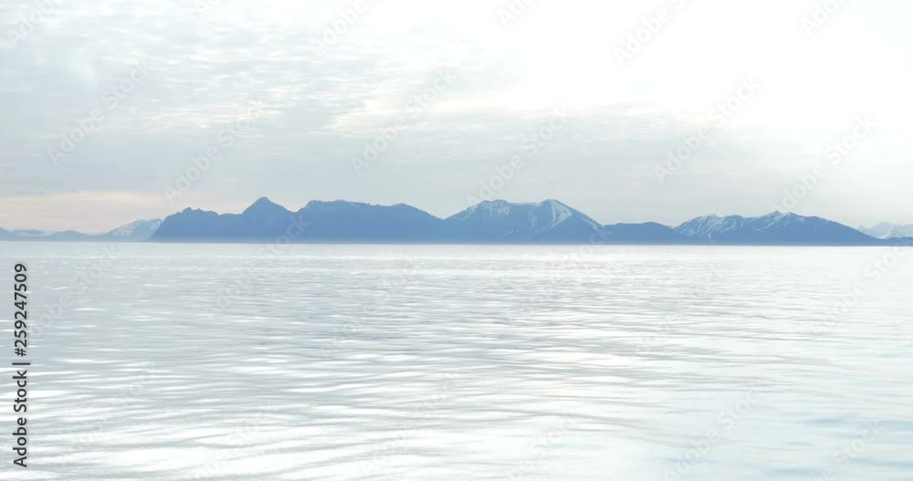 Norway Sea and Mountains Beautiful long shot of Norway Sea and Mountains Norway Sea and Mountains Beautiful long shot of Norway Sea and Mountains