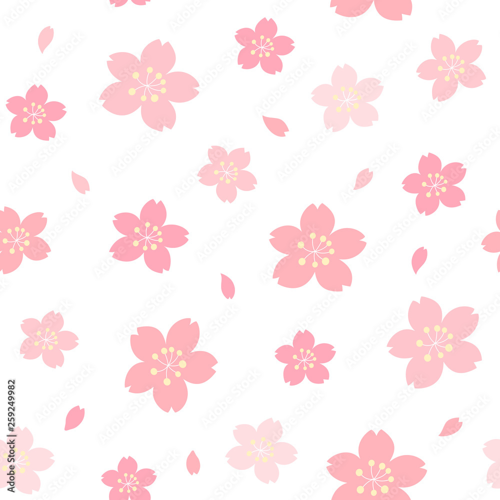Cherry blossom pattern