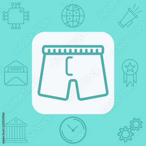 Boxer vector icon sign symbol