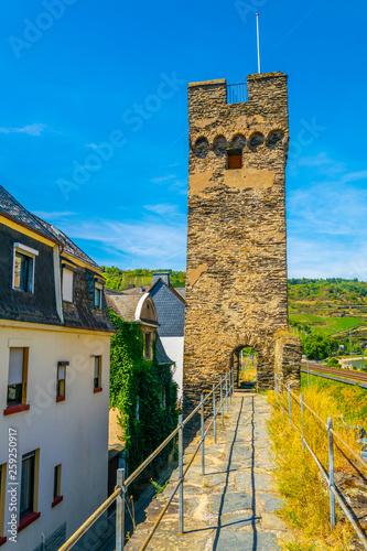 Fortification at Oberwesel, Germany photo