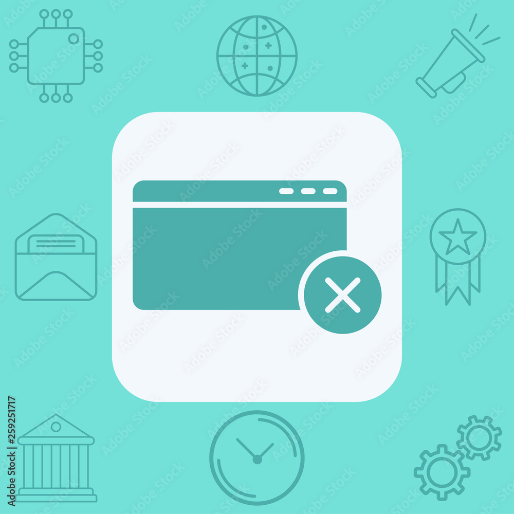 Browser vector icon sign symbol Browser vector icon sign symbol