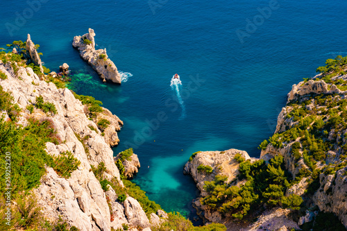 Calanque at les Calanques national park in France