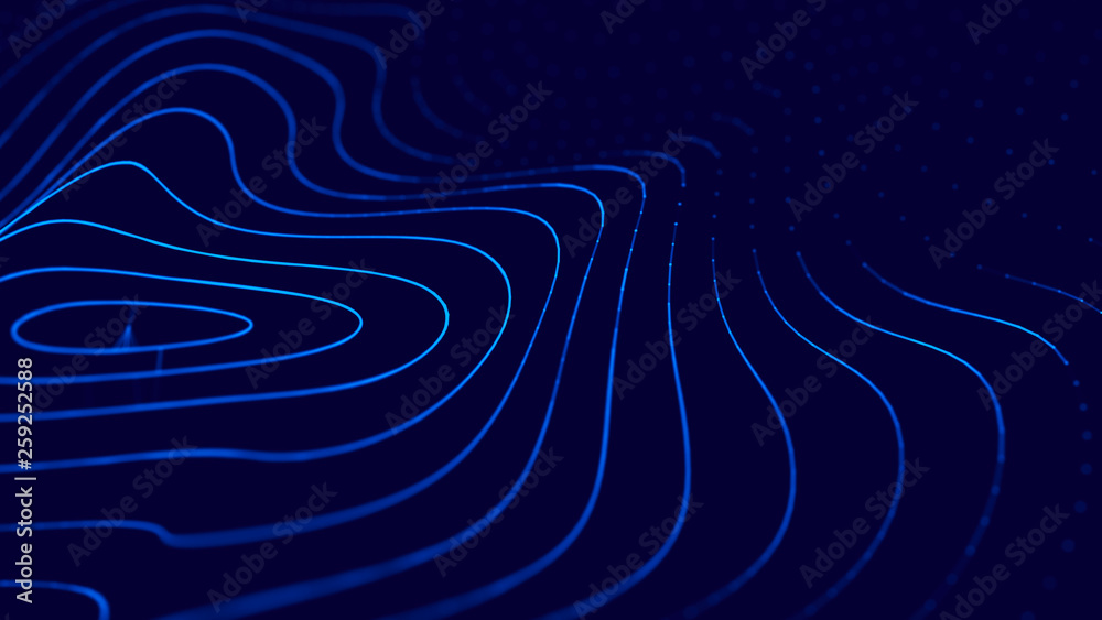 Wave 3d Wave Of Particles 3d Glowing Abstract Digital Particles Wave 3d Wave Of Particles 3d Glowing Abstract Digital Particles