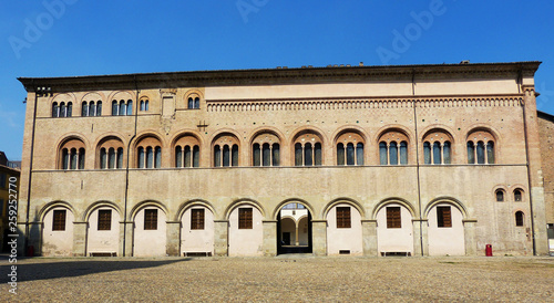 Bishop Palace on Piazza Duomo, Parma, Italy