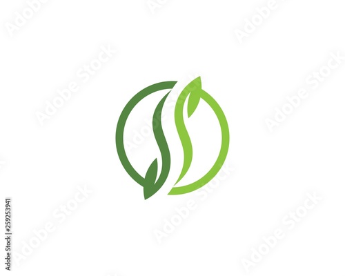 green leaf logo