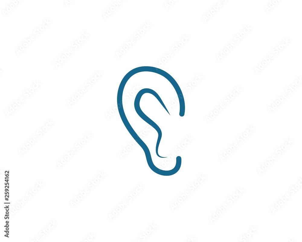 Hearing Logo vector