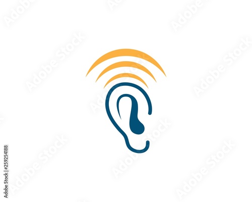 Hearing Logo vector