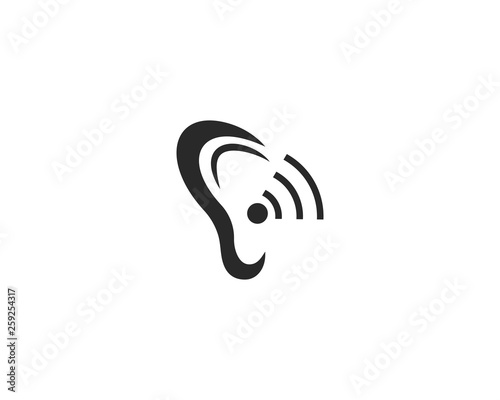 Hearing Logo vector