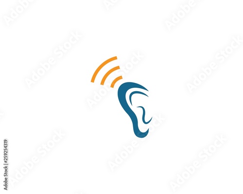 Hearing Logo vector