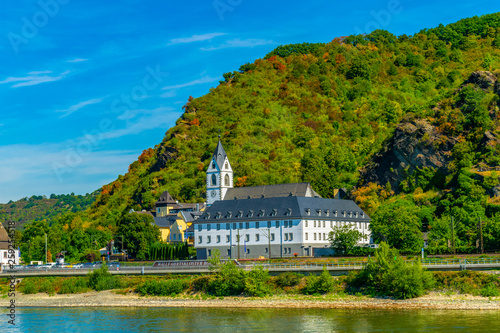 Monastery at Bornhofen in Germany photo