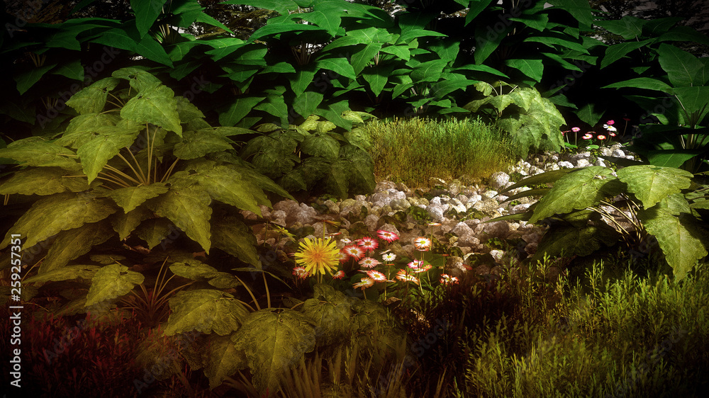 Obraz premium close up detail illustration of natural environment