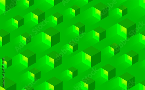 creative seamless green texture background with volume and light