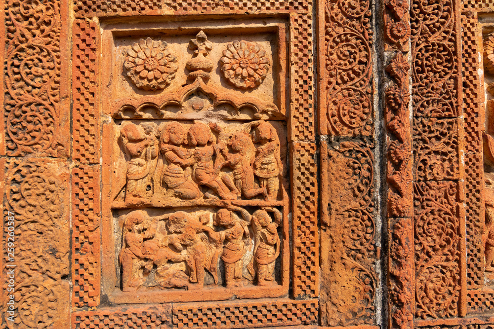 Madanmohan Temple, Bishnupur, West Bengal, India Madanmohan Temple, Bishnupur, West Bengal, India