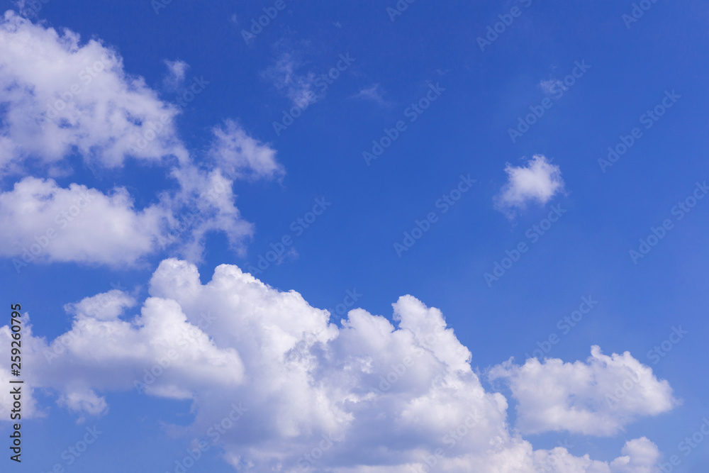 Blue sky and white clouds, rain clouds on sunny summer or spring day. Blue sky and white clouds, rain clouds on sunny summer or spring day.