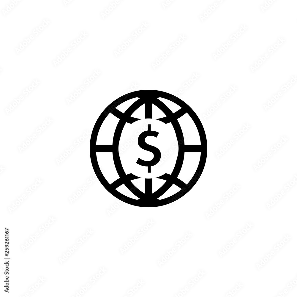 Money graphic design template vector isolated Money graphic design template vector isolated