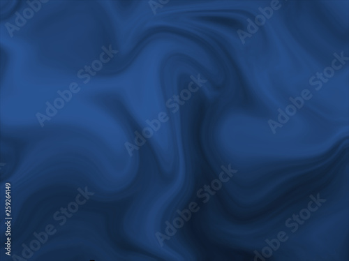 Black and Princess Blue Liquify Effect Background Texture for design. Liquid and wave background. Cover to web design. Abstract colorful gradient,