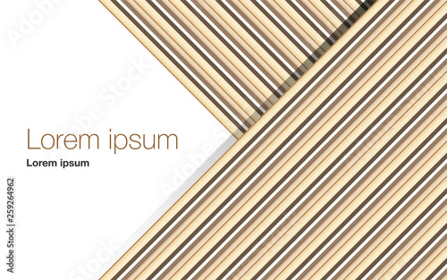 Background with abstract stripes and lines. Business presentation title cover slide design