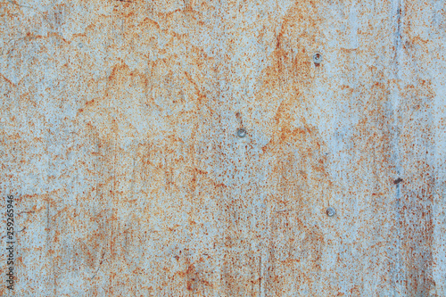 Rusty metal texture with natural defects. Scratches  grungy  cracks  corrosion. Can be used as a background or poster for an inscription.