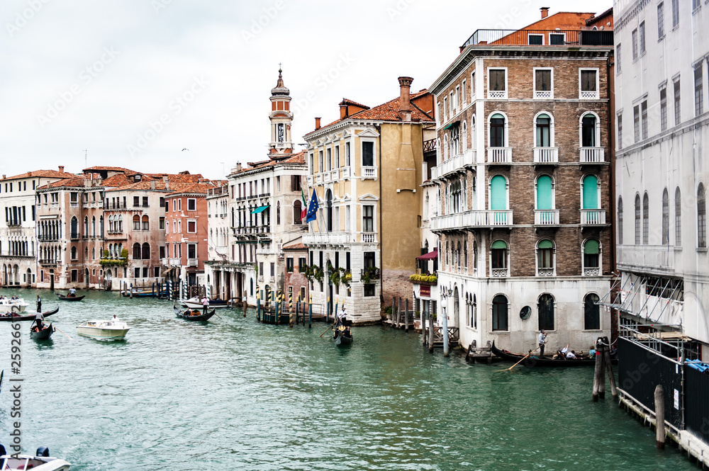 Grande canal em Veneza