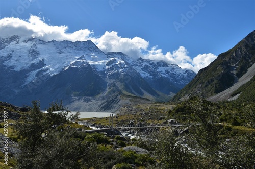 swingbridge near Mount Cook, Aoraki