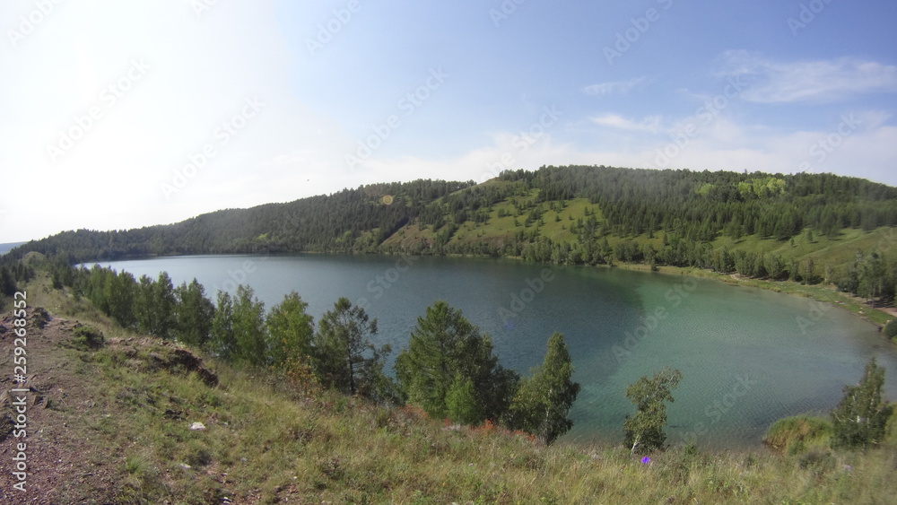 lake in the mountains