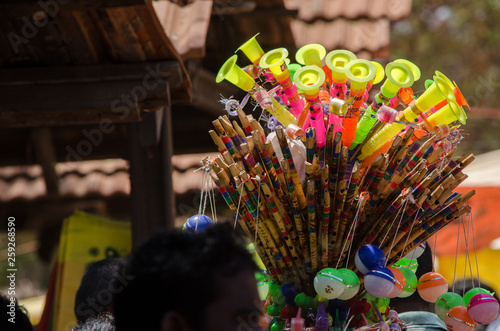 Toys Seller in local market