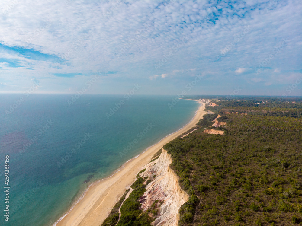 Porto Seguro, Brazil - February/ 28/ 2019 -  A magnificent place in Arraial D'Ajuda