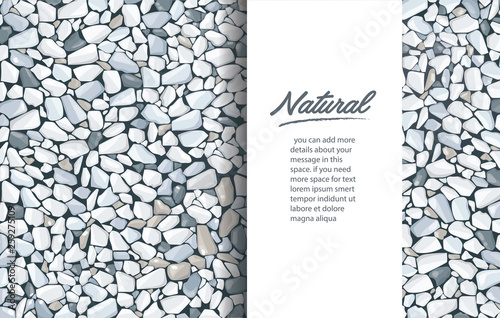 grey gravel texture wallpaper and space for write. vector illustration eps 10