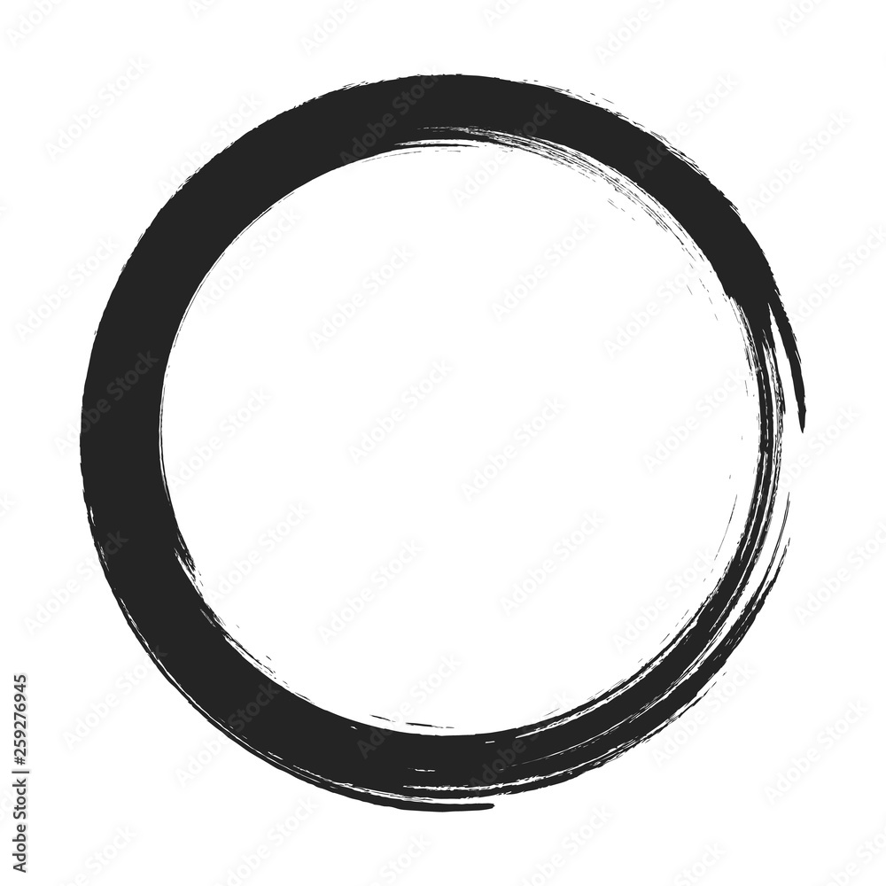 vector brush strokes circles of paint on white background. Ink hand drawn paint brush circle. Logo, label design element vector illustration. Black abstract circle. Frame. vector brush strokes circles of paint on white background. Ink hand drawn paint brush circle. Logo, label design element vector illustration. Black abstract circle. Frame.