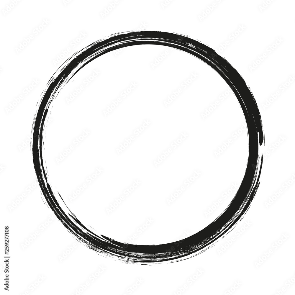 vector brush strokes circles of paint on white background. Ink hand drawn paint brush circle. Logo, label design element vector illustration. Black abstract circle. Frame. vector brush strokes circles of paint on white background. Ink hand drawn paint brush circle. Logo, label design element vector illustration. Black abstract circle. Frame.
