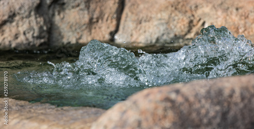Photos groundwater flow in the rocks