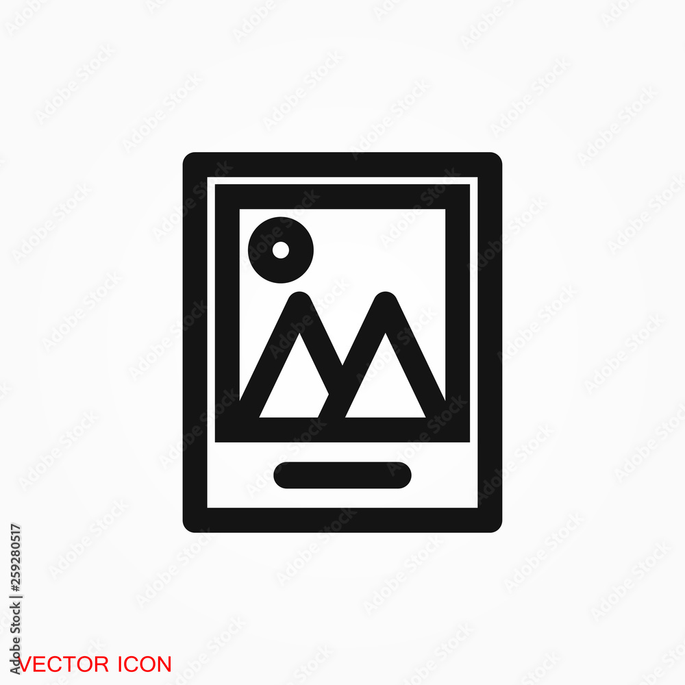PIcture icon graphic design vector sign symbol for design PIcture icon graphic design vector sign symbol for design