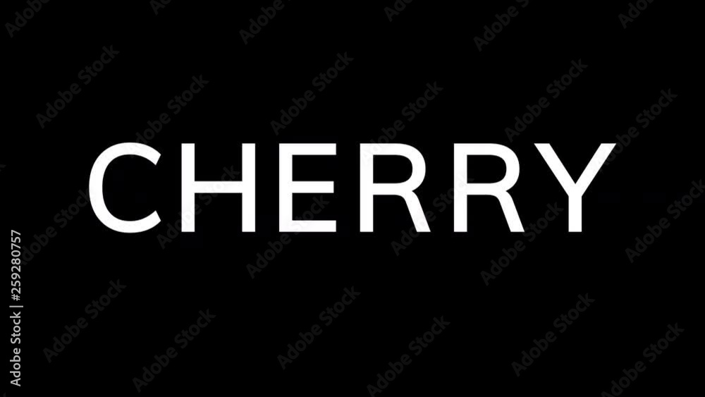 From the Glitch effect arises fruit CHERRY. Then the TV turns off. Alpha channel Premultiplied - Matted with color black From the Glitch effect arises fruit CHERRY. Then the TV turns off. Alpha channel Premultiplied - Matted with color black