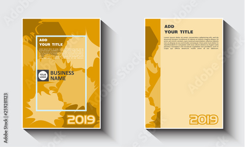 Minimal modern cover design. abstract gold colorful gradients. Future geometric patterns. poster template vector design.