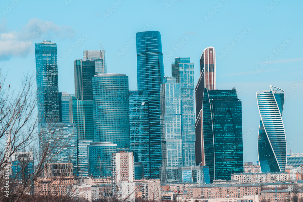Obraz premium Moscow city