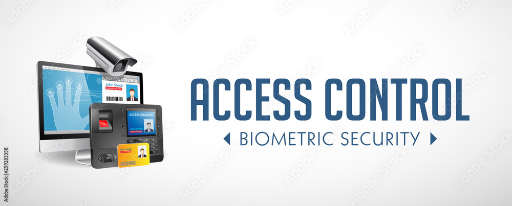 Access control system - Alarm zones - security system concept - website banner Access control system - Alarm zones - security system concept - website banner