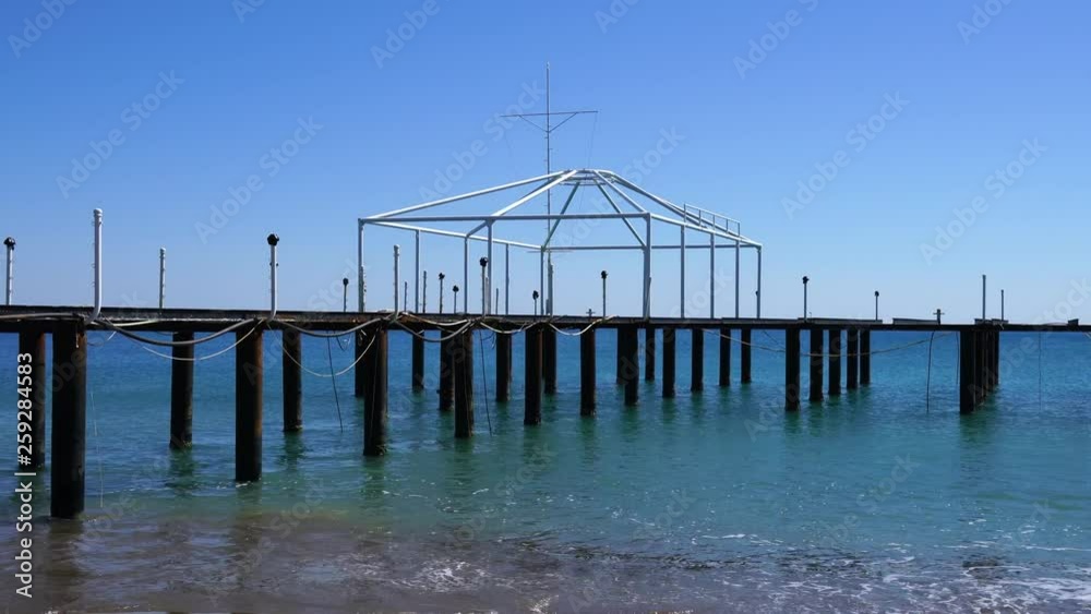 pier in the sea