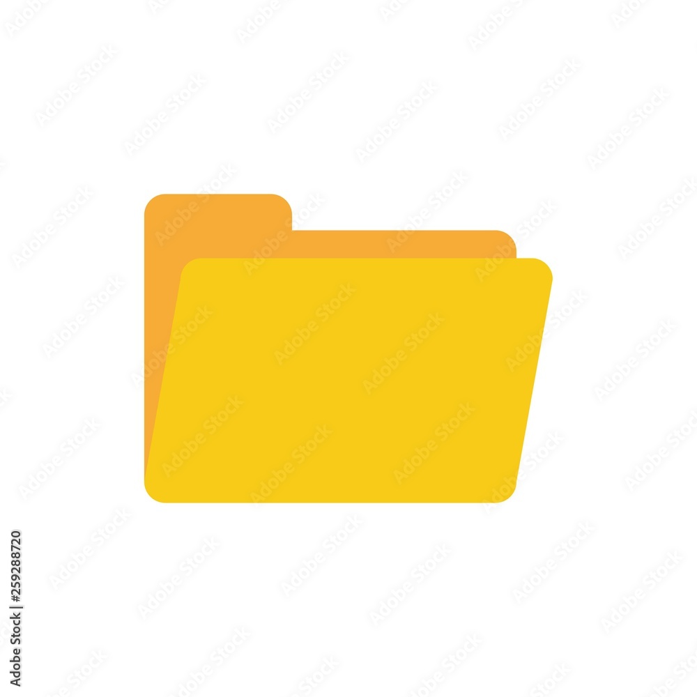open folder icon. Folder icon isolated on white background open folder icon. Folder icon isolated on white background