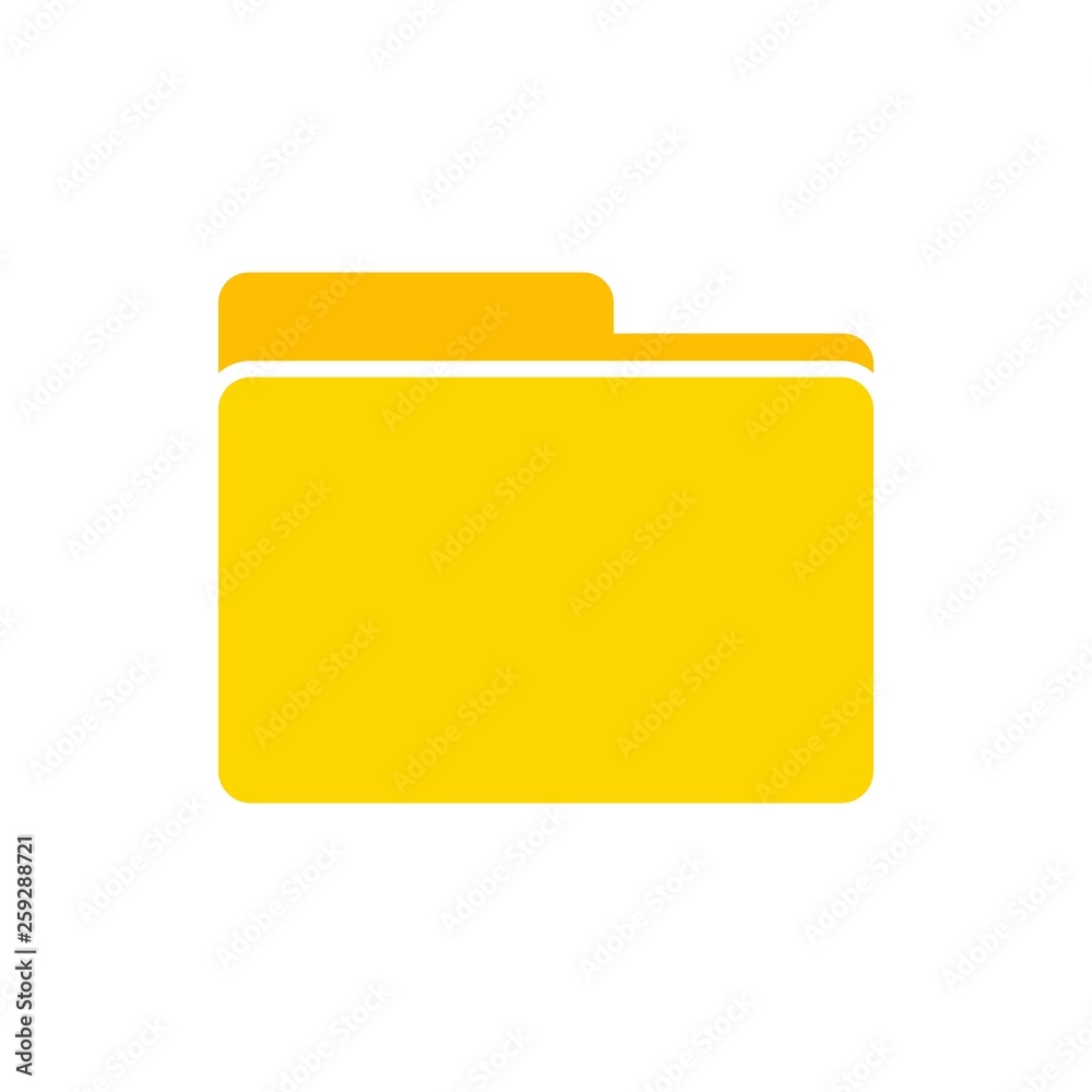 open folder icon. Folder on white background open folder icon. Folder on white background