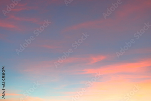 beautiful twilight sky background © sutichak
