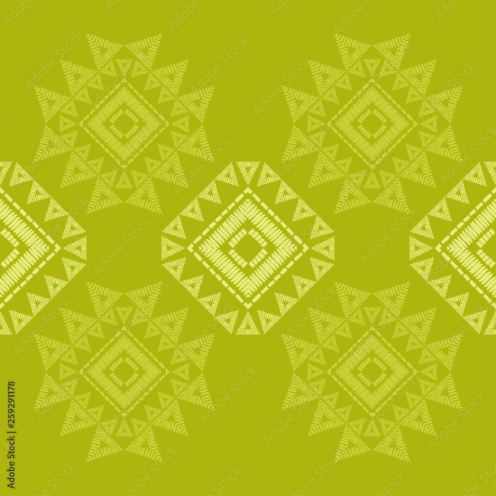 Ethnic boho seamless pattern. Embroidery on fabric. Patchwork texture. Weaving. Traditional ornament. Tribal pattern. Folk motif. Can be used for wallpaper, textile, invitation card, wrapping, web pag Ethnic boho seamless pattern. Embroidery on fabric. Patchwork texture. Weaving. Traditional ornament. Tribal pattern. Folk motif. Can be used for wallpaper, textile, invitation card, wrapping, web pag