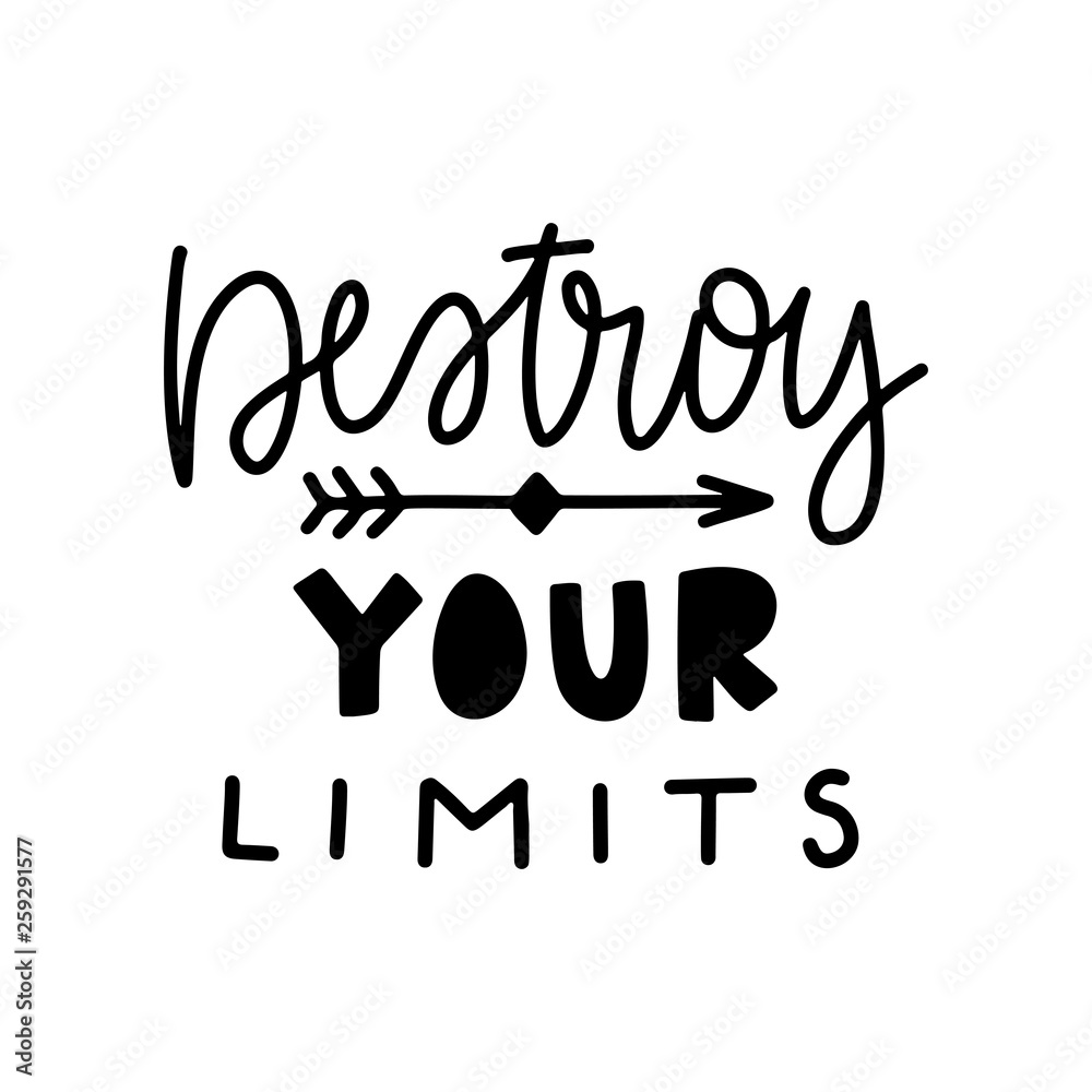Fototapeta premium Vector typography motivational poster