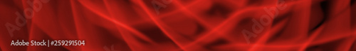 Red abstract image. Gorizontal panoramic view for kithen panel skinali. 3d render