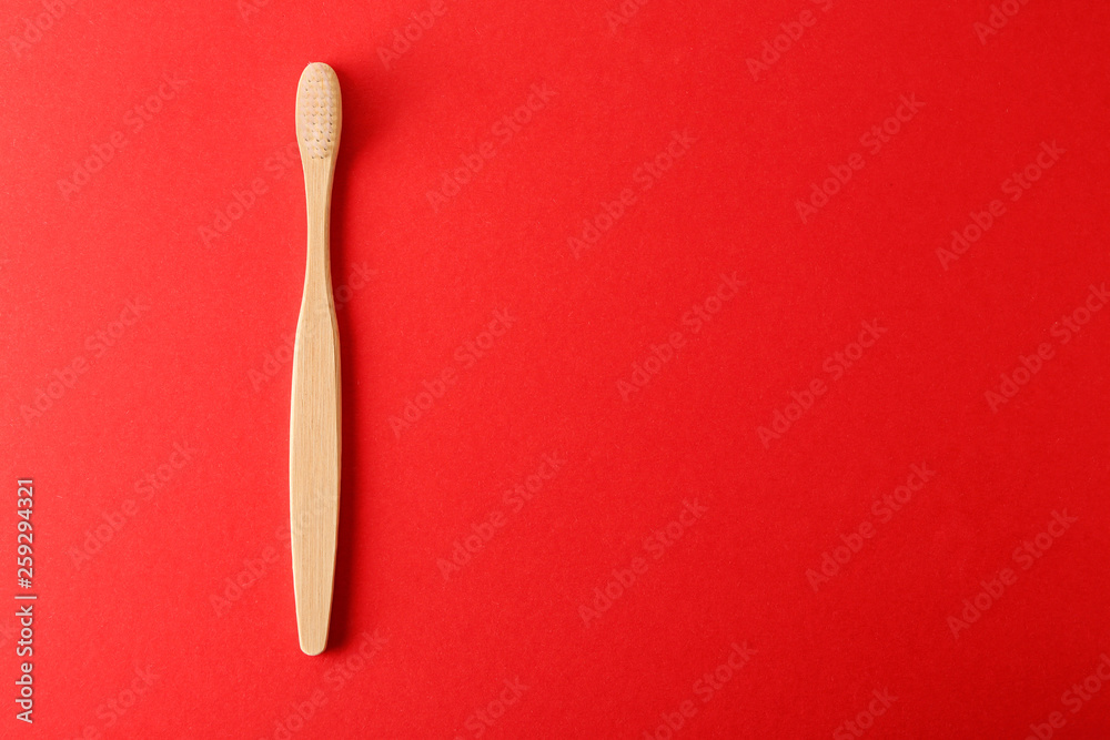 Toothbrush on color background Toothbrush on color background