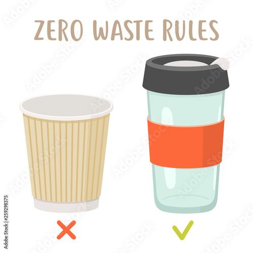 Zero waste rules - disposable cup vs reusable cup